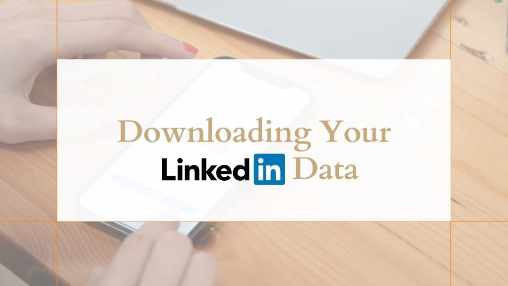 Hand Using Phone Background- LinkedIn Data