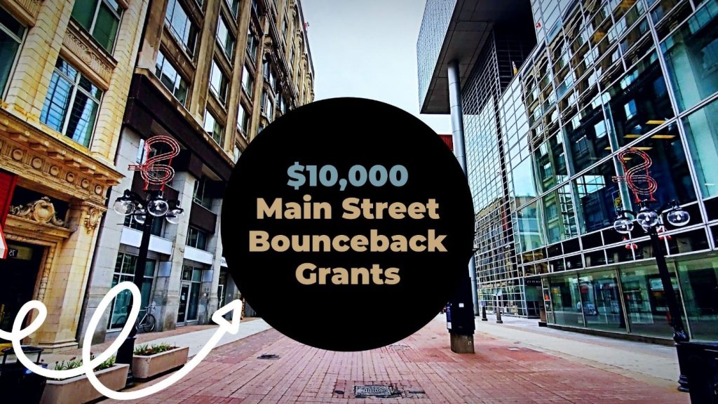 Main Street Bounceback Grants