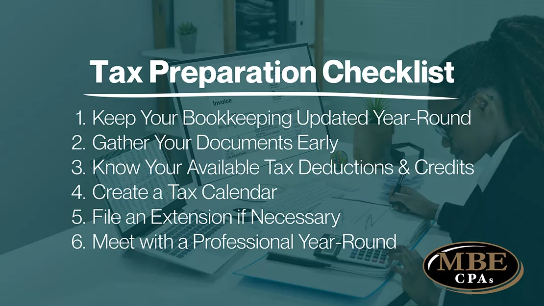 Tax preparation Checklist