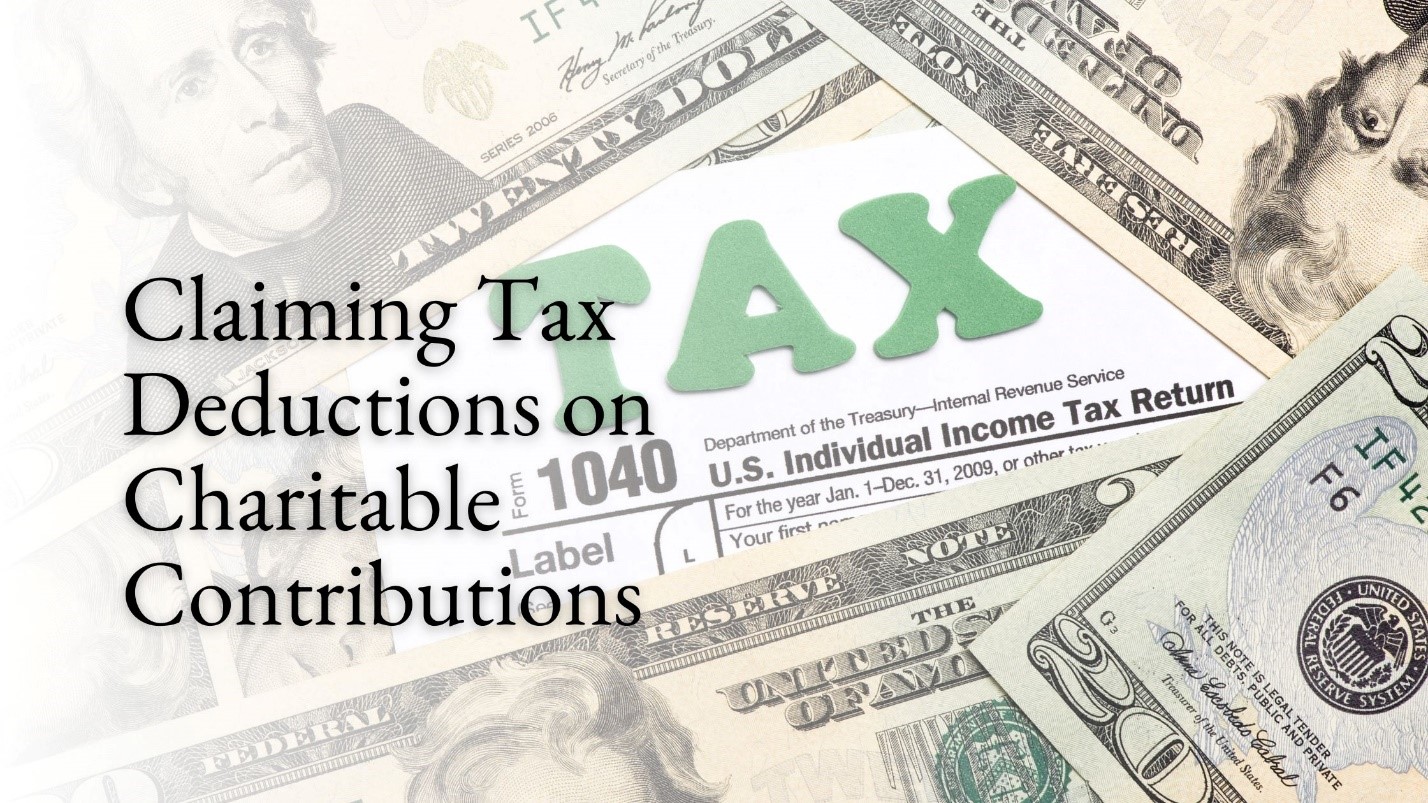 Claiming Tax Deductions — Tax savings