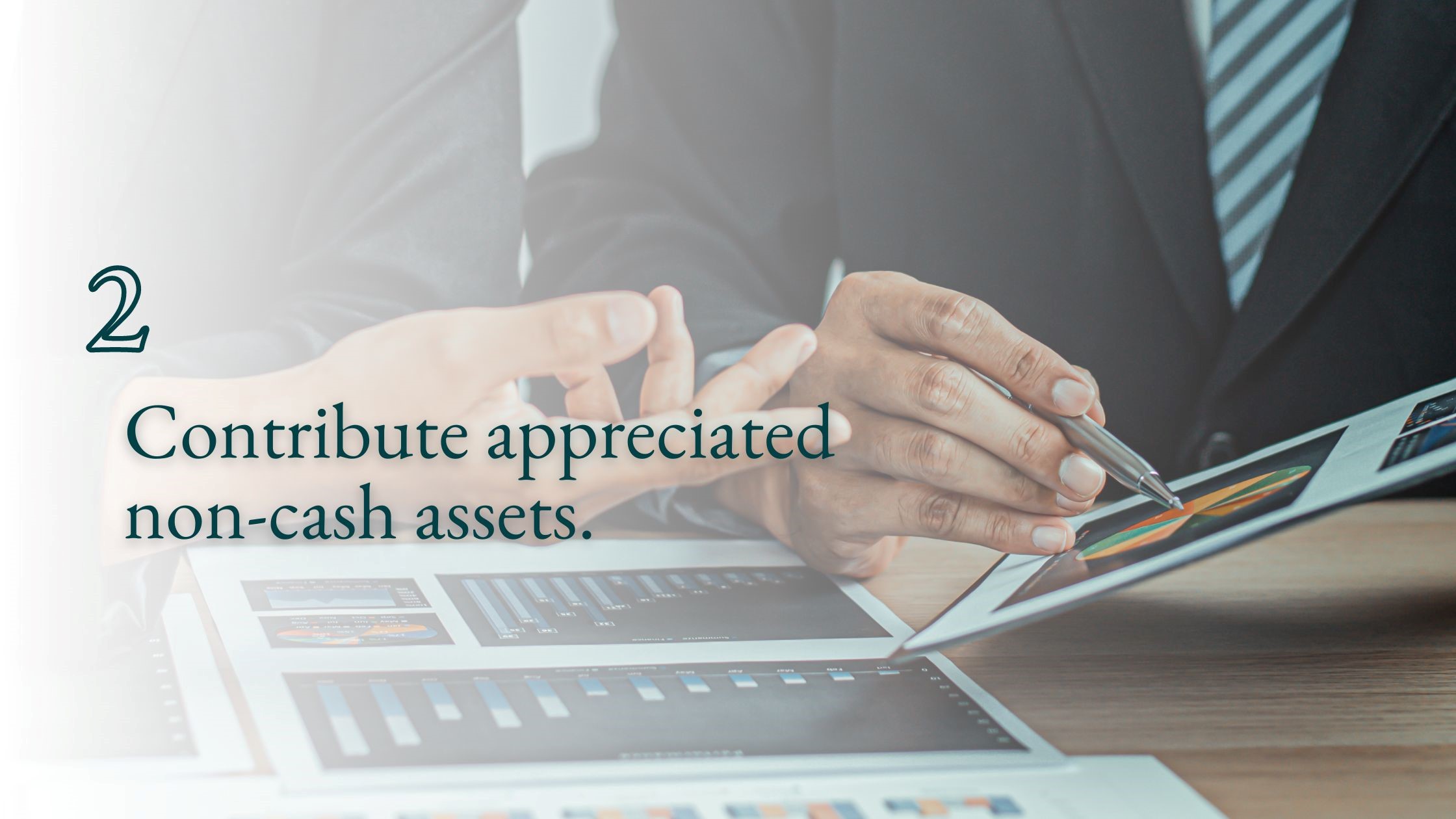 Contribute Appreciated non-cash assets
