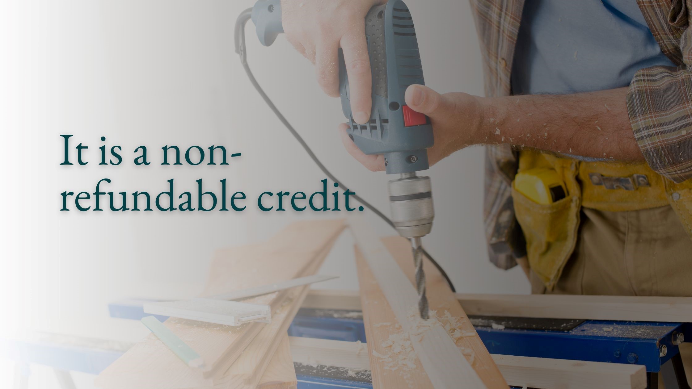 Non-Refundable Credit