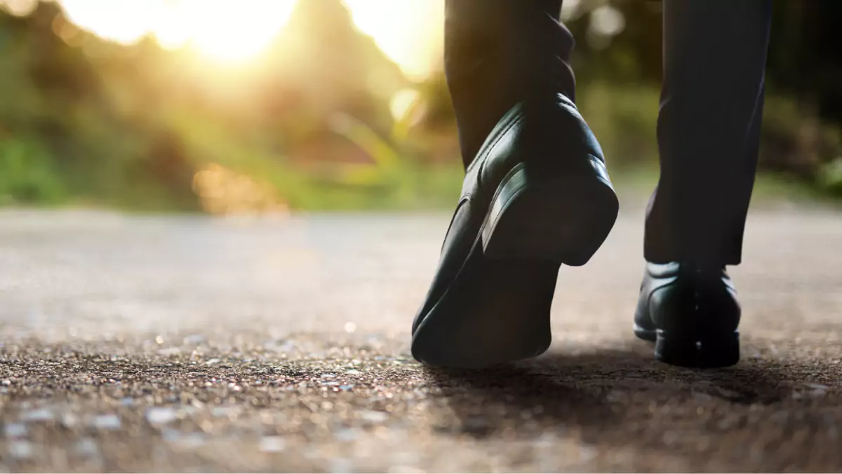 Man Shoes Closeup