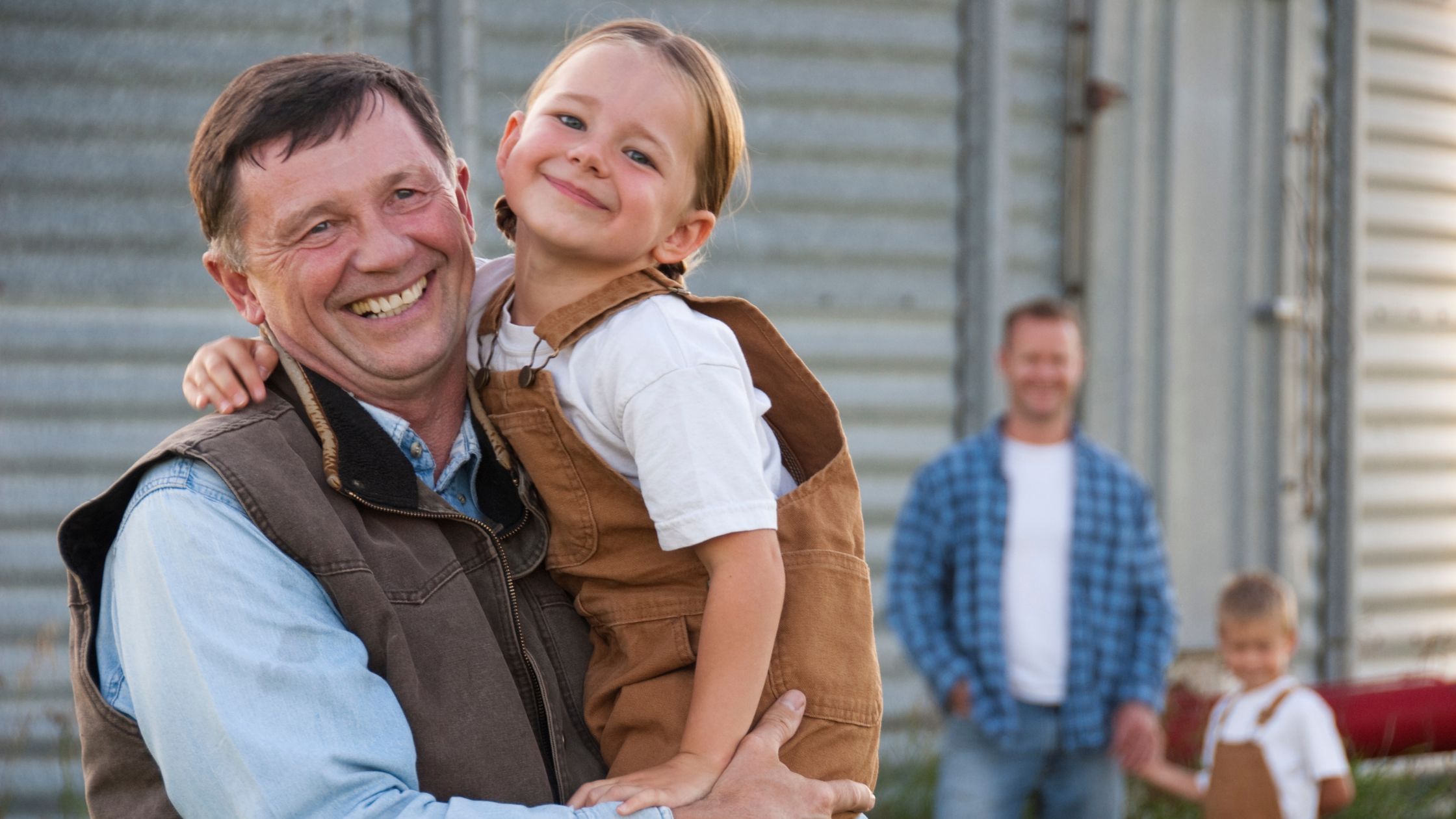 Father and Daughter Smiling - Protecting Family Legacy