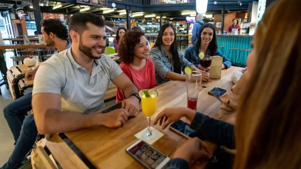 Customers Having Fun in Restaurant - Financial Metrics