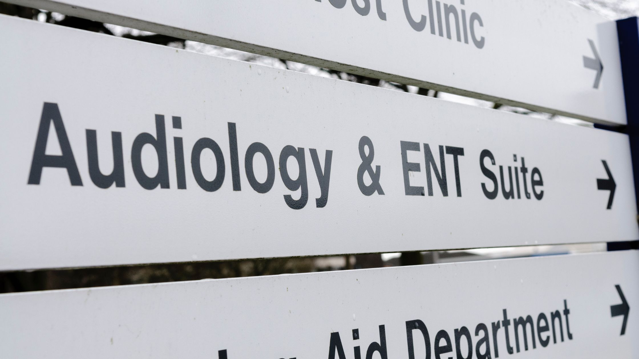 Audiology and ENT Suite sign