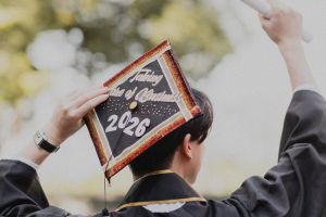 College Student with graduation hat