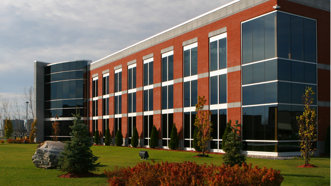 A building with many windows