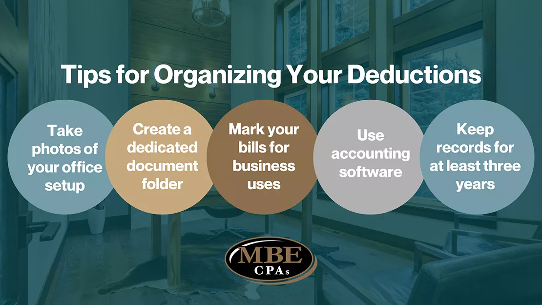 Organizing your deductions