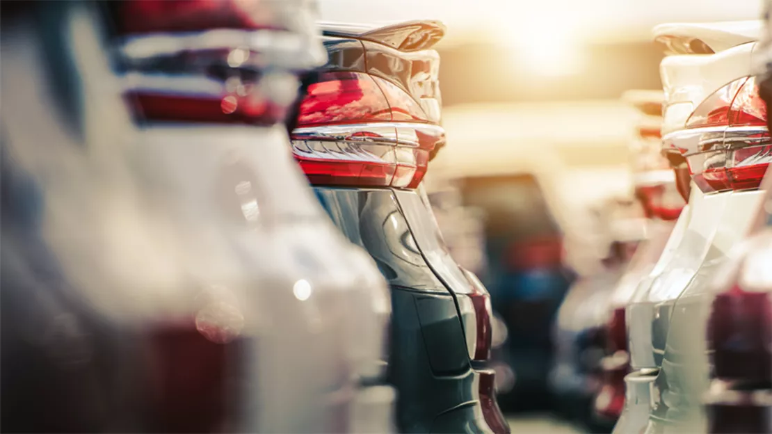 Tail light Cars Closeup
