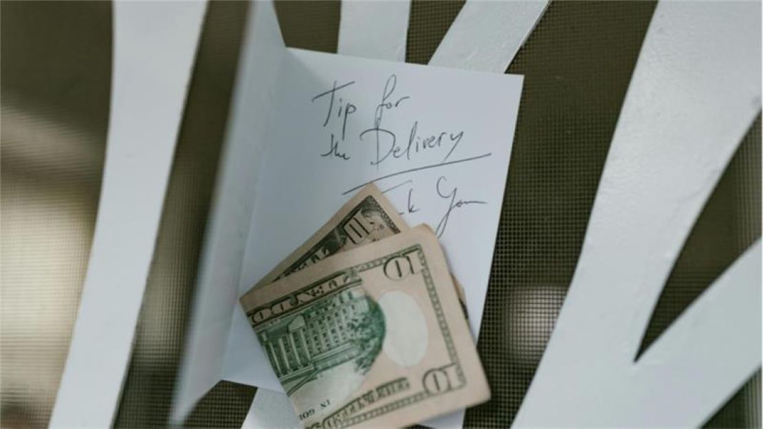 Dollar Bill For Tip