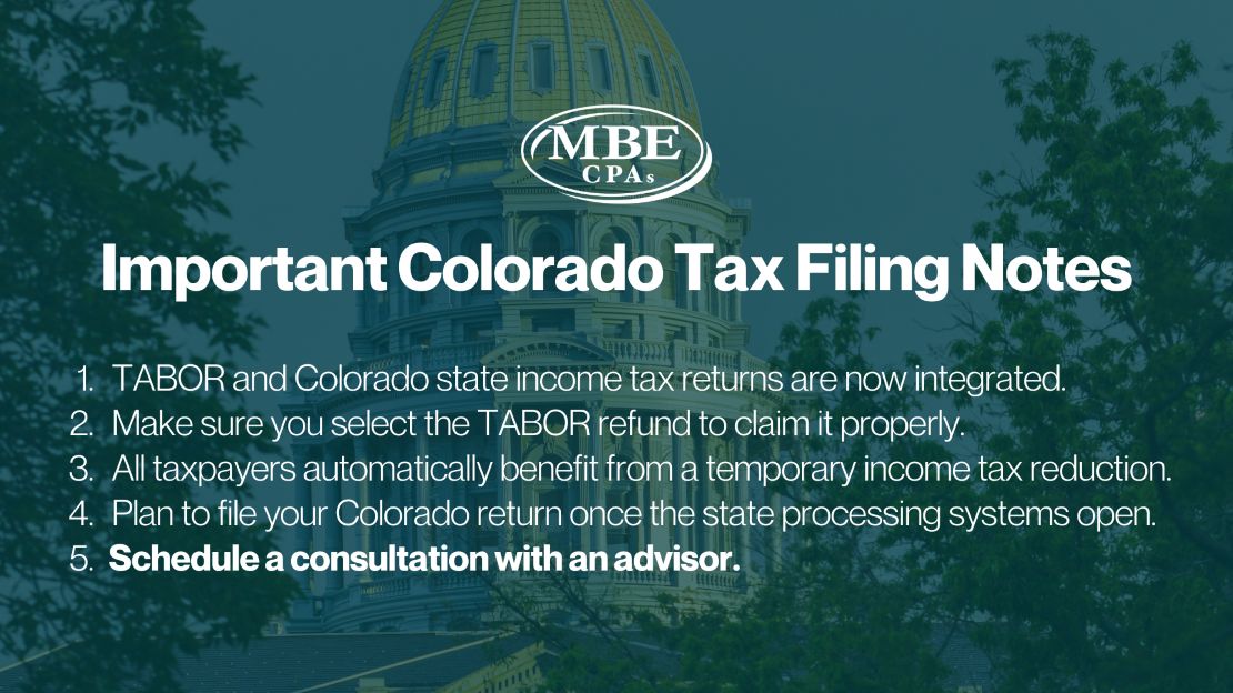 Colorado Tax Filing Notes