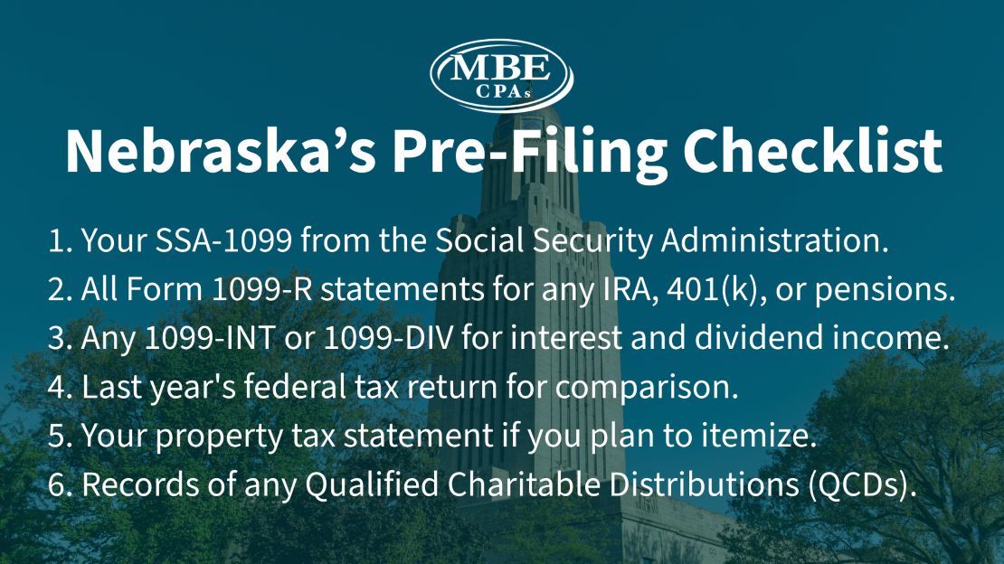 Nebraska Pre-filing Checklist