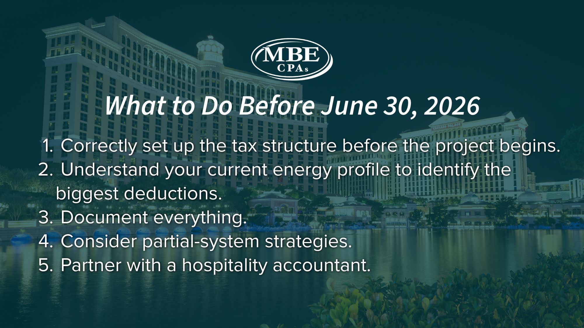 What to do Before June 30