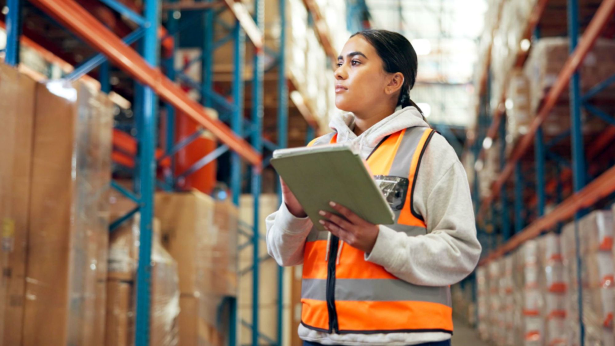 Manufacturing Staff holding a checklist