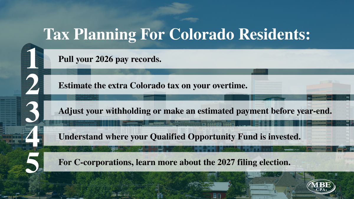 Tax Planning for Colorado Residents