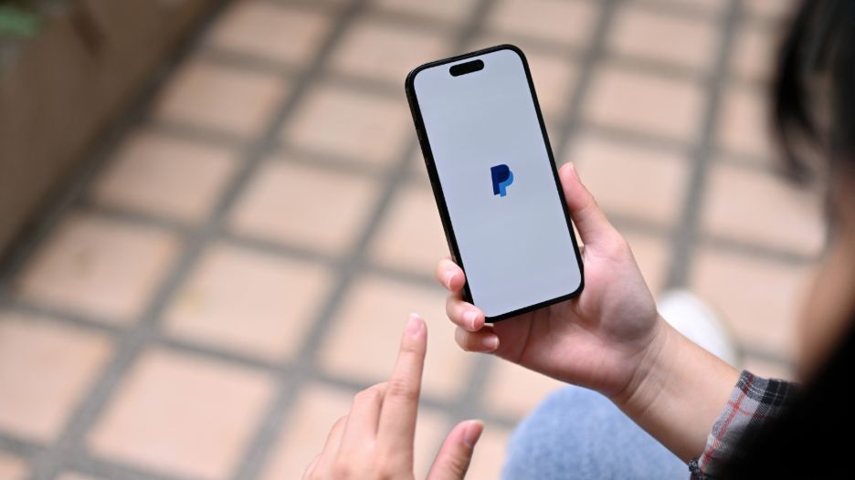 Close-up hands holding a mobile phone